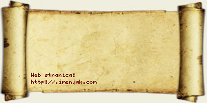 Jelica Bzenić vizit kartica